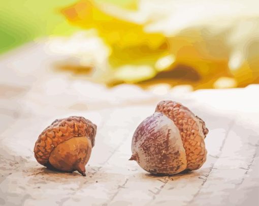 Acorn Food Diamond Painting