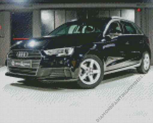 Black Audi A3 Diamond Painting