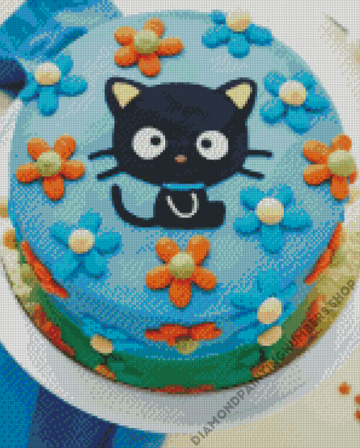 Chococat Cake Diamond Painting