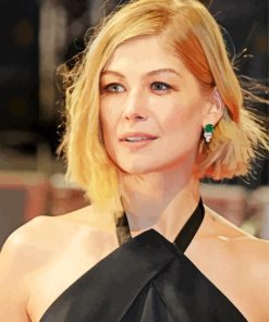 Classy Rosamund Pike Diamond Painting