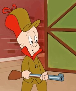 Elmer Fudd Cartoon Diamond Painting