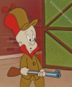 Elmer Fudd Cartoon Diamond Painting