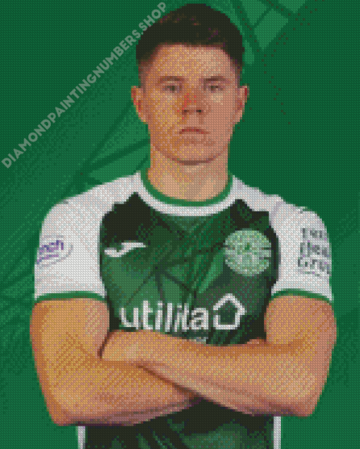 Kevin Nisbet Hibernian Fc Diamond Painting