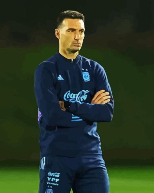 Lionel Scaloni Argentina Team Diamond Painting