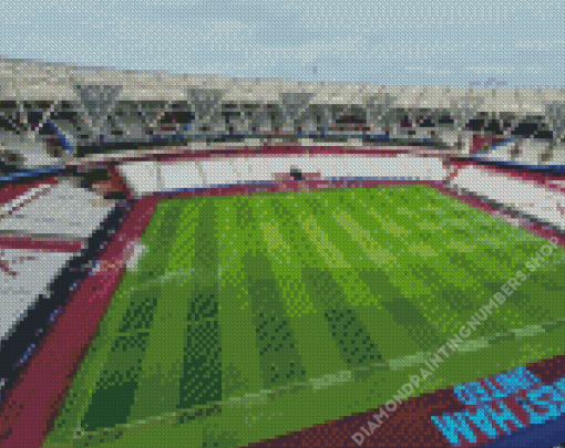 London Stadium West Ham United Diamond Painting