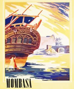 Mombasa Poster Diamond Painting