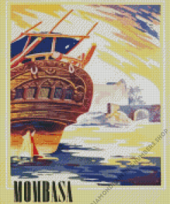 Mombasa Poster Diamond Painting