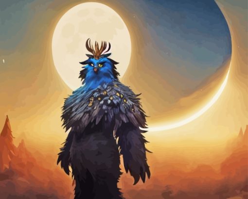 Moonkin In Moonlight Diamond Painting