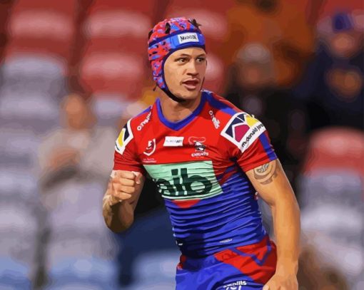 Newcastle Knights Team Player Diamond Painting