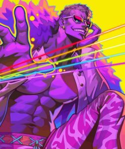 One Piece Doflamingo Diamond Painting