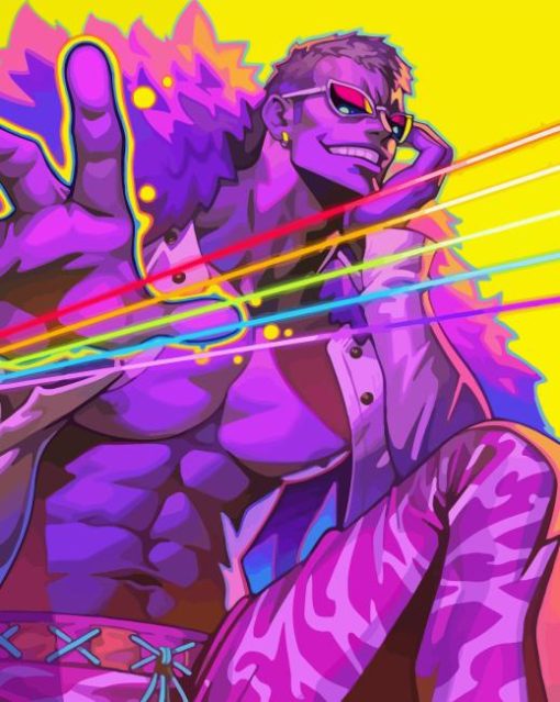 One Piece Doflamingo Diamond Painting