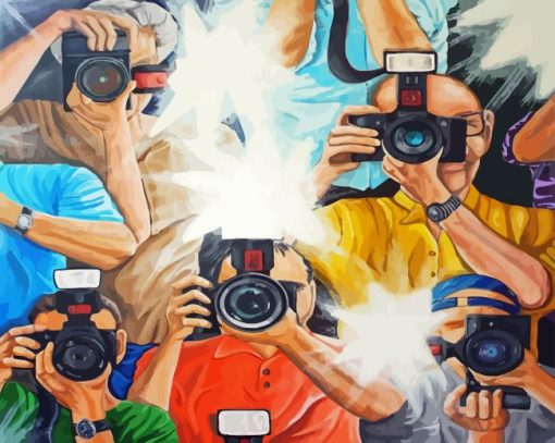 Paparazzi Cameras Diamond Painting