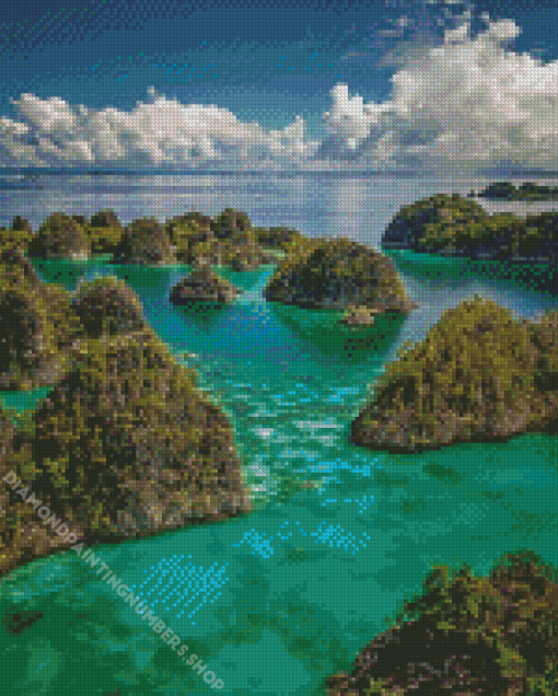 Raja-ampat-Islands-in-Indonesia-Diamond-With-Numbers