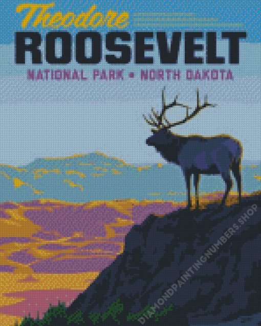 Roosevelt National Park Diamond Painting