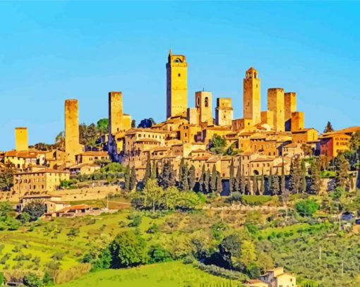 San Gimignano Diamond Painting