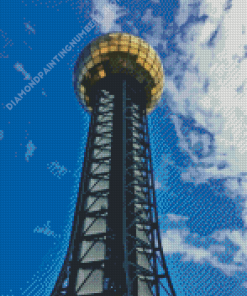 Sunsphere Tennessee Skyline Diamond Painting