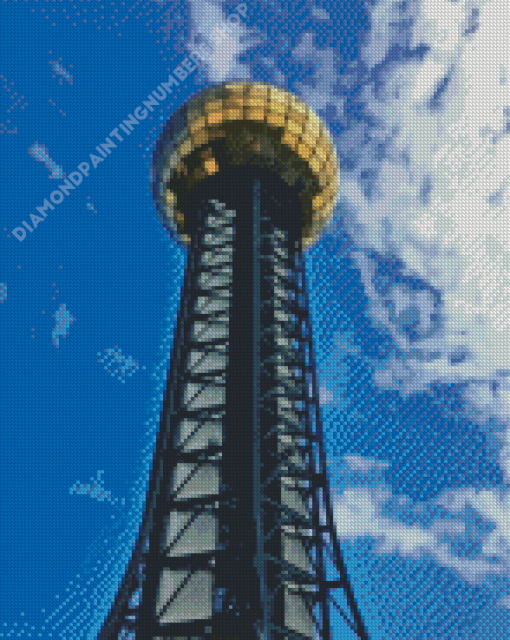 Sunsphere Tennessee Skyline Diamond Painting