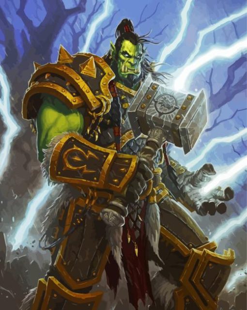 Thrall Video Game Diamond Painting