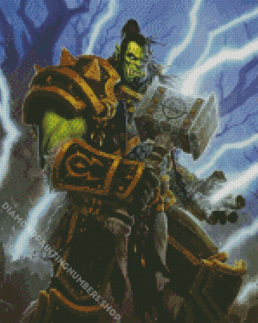 Thrall Video Game Diamond Painting