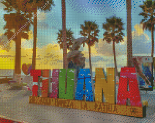 Tijuana City Diamond Painting