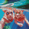 Underwater Selfie Diamond Painting