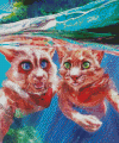 Underwater Selfie Diamond Painting