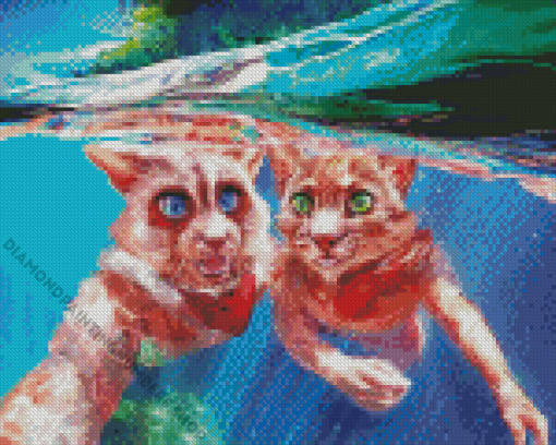 Underwater Selfie Diamond Painting