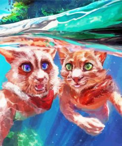 Underwater Selfie Diamond Painting