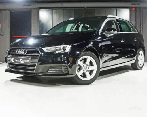 Black Audi A3 Diamond Painting