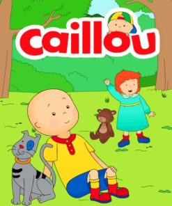 Caillou Pebble Poster Diamond Painting