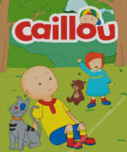 Caillou Pebble Poster Diamond Painting