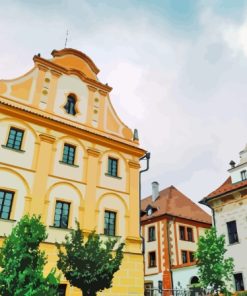 Cesky Krumlov Buildings Diamond Painting