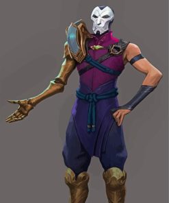 Jhin Game Character Diamond Painting