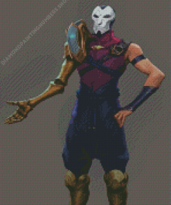 Jhin Game Character Diamond Painting