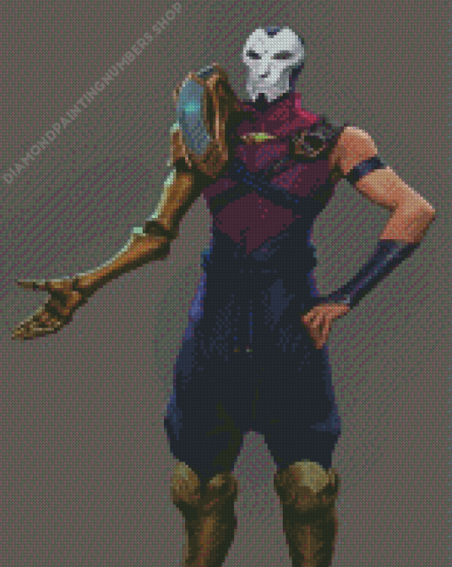 Jhin Game Character Diamond Painting