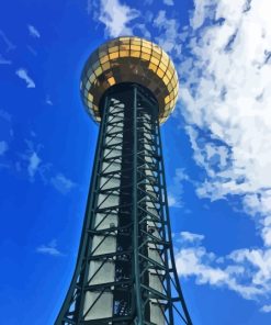 Sunsphere Tennessee Skyline Diamond Painting