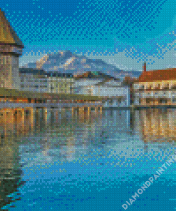 Vierwaldstaettersee Kapellbruecke Diamond Painting