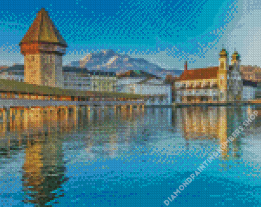 Vierwaldstaettersee Kapellbruecke Diamond Painting