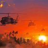 Apocalypse Now Helicopters Diamond Painting