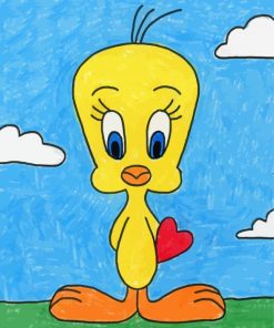 Artistic Tweety Diamond Painting