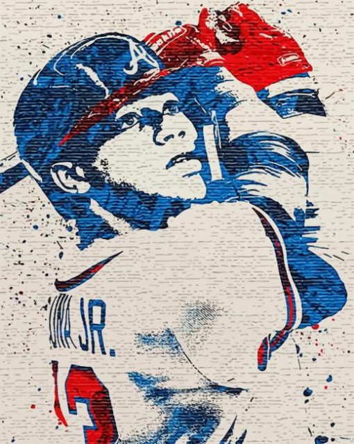 Atlanta Braves Ronald Acuna Diamond Painting