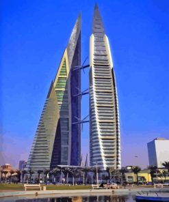 Bahrain Manama Skyline Diamond Painting