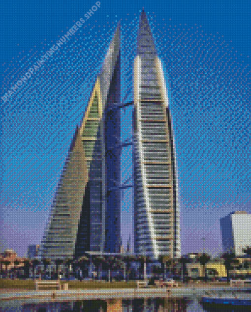 Bahrain Manama Skyline Diamond Painting