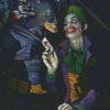 Batman And The Joker Villain Diamond Painting