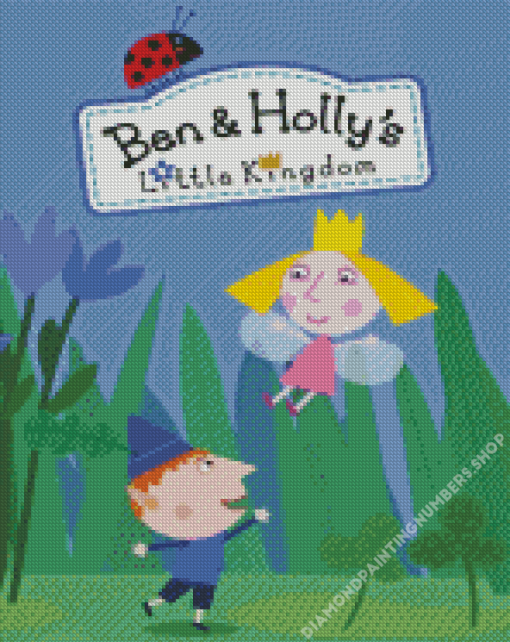 Ben And Holly's Little Kingdom Poster Diamond Painting