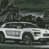 Black And White Citroen Cactus Diamond Painting