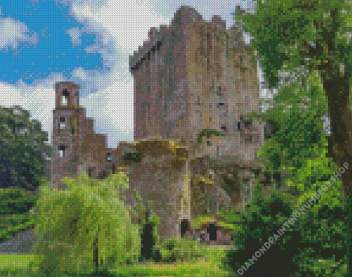 Blarney Town Castle Diamond Painting