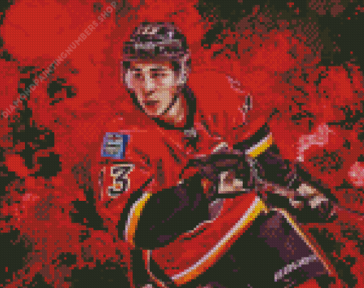 Calgary Flames Player Art Diamond Painting