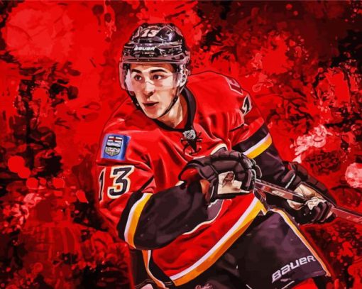 Calgary Flames Player Art Diamond Painting