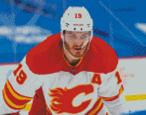 Calgary Flames Player Diamond Painting